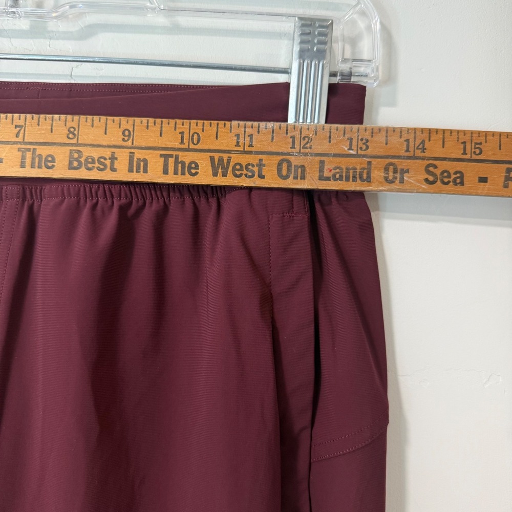 Lululemon Womens Adaptive State Jogger 4 Burgundy Red Zip Ankle Excellent W5CVMS - Picture 8 of 8